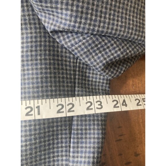 ralph lauren Blazer Gray Checked Size 46 R - Picture 6 of 8